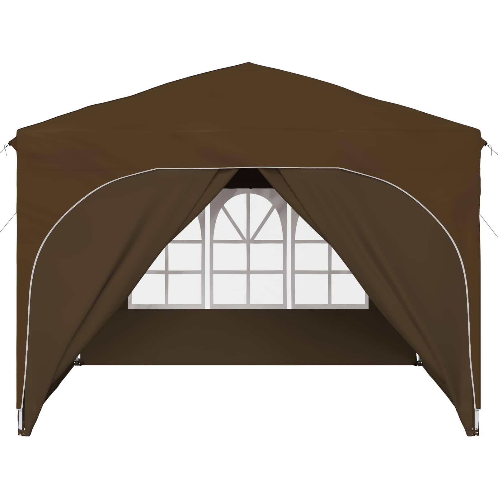 Pop-up Partyzelt 290 x 290 x 245 cm Creme