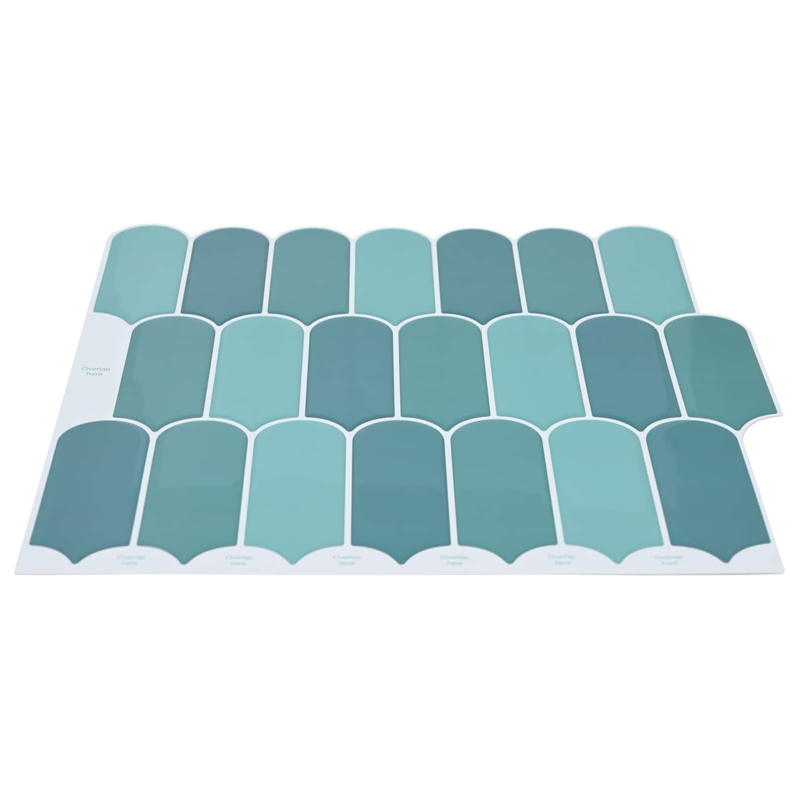Federfliese 10 pcs Grau Marmor 30 x 30 cm Polyurethan und PET