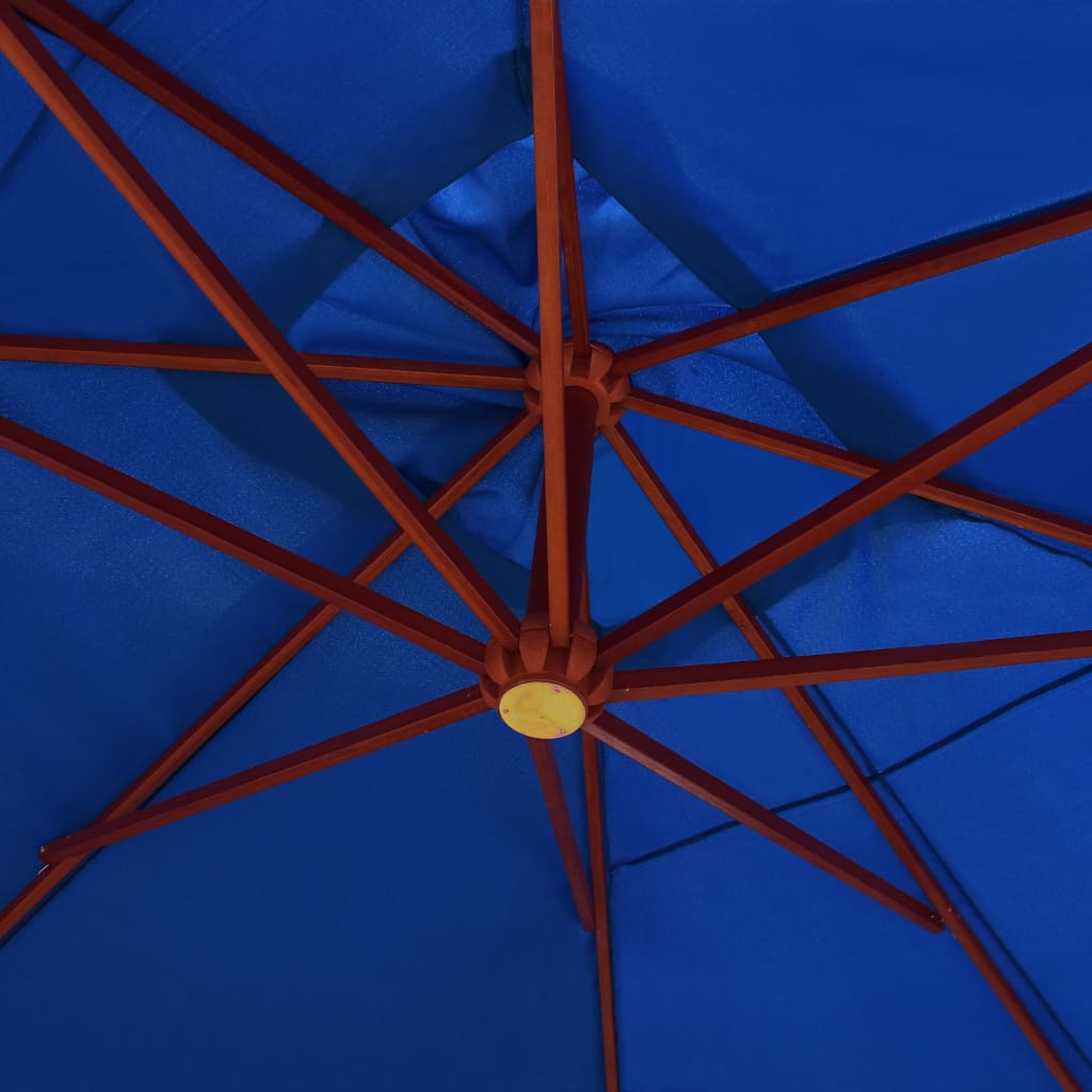 Ampelschirm Melia 300x400 cm Grün