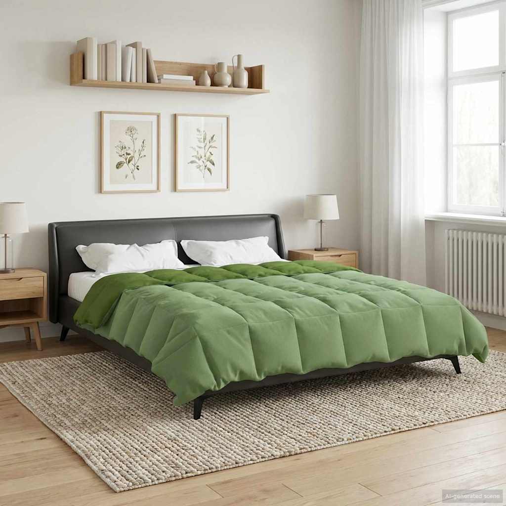 Sommerdecke Gesteppt Anthrazit 135 x 200 cm Mikrofaser