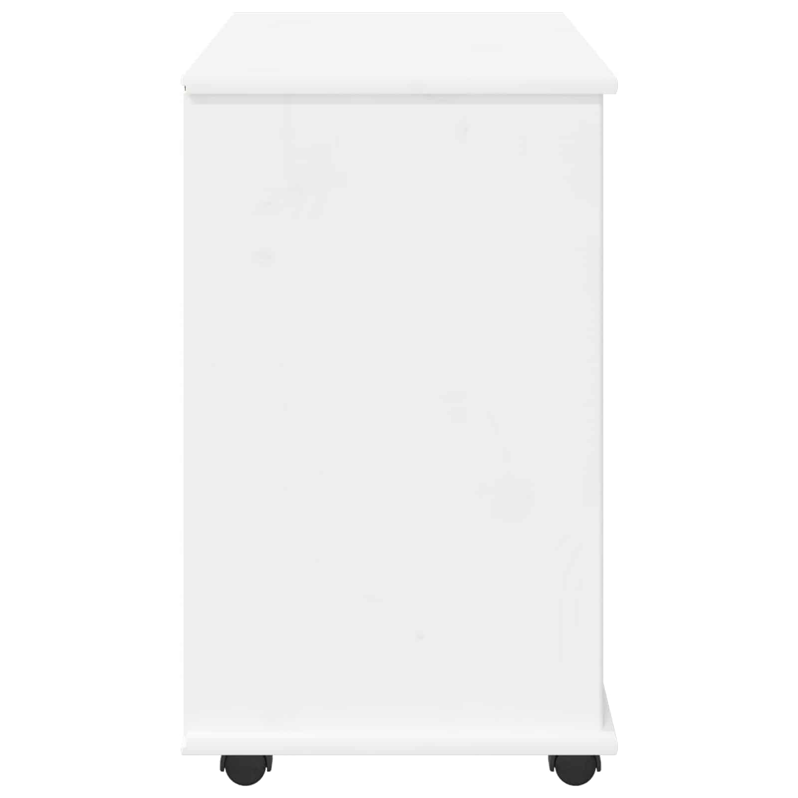 Rollschrank Honigbraun 63,5 x 39 x 65,5 cm Massivholz Kiefer