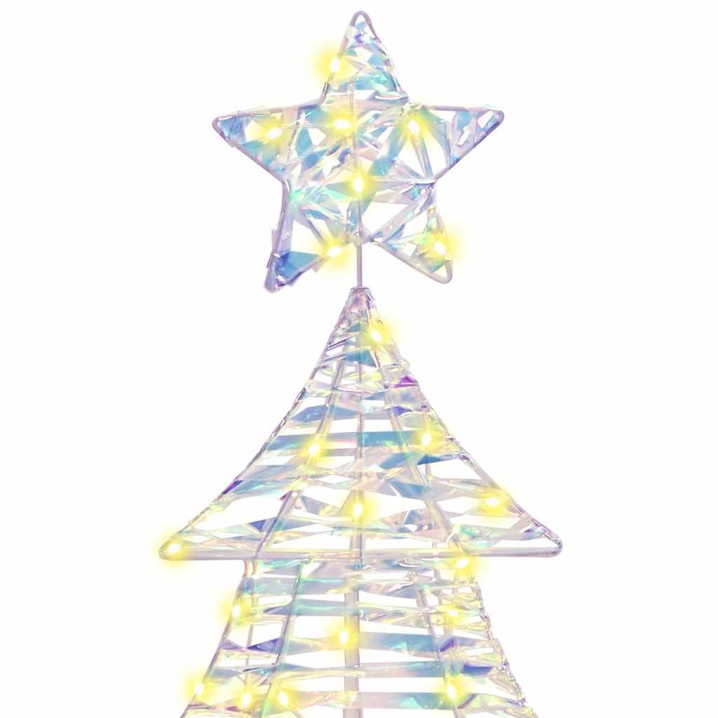 Weihnachtsbaum mit 120 LEDs Warmweiß 120,5 cm PET