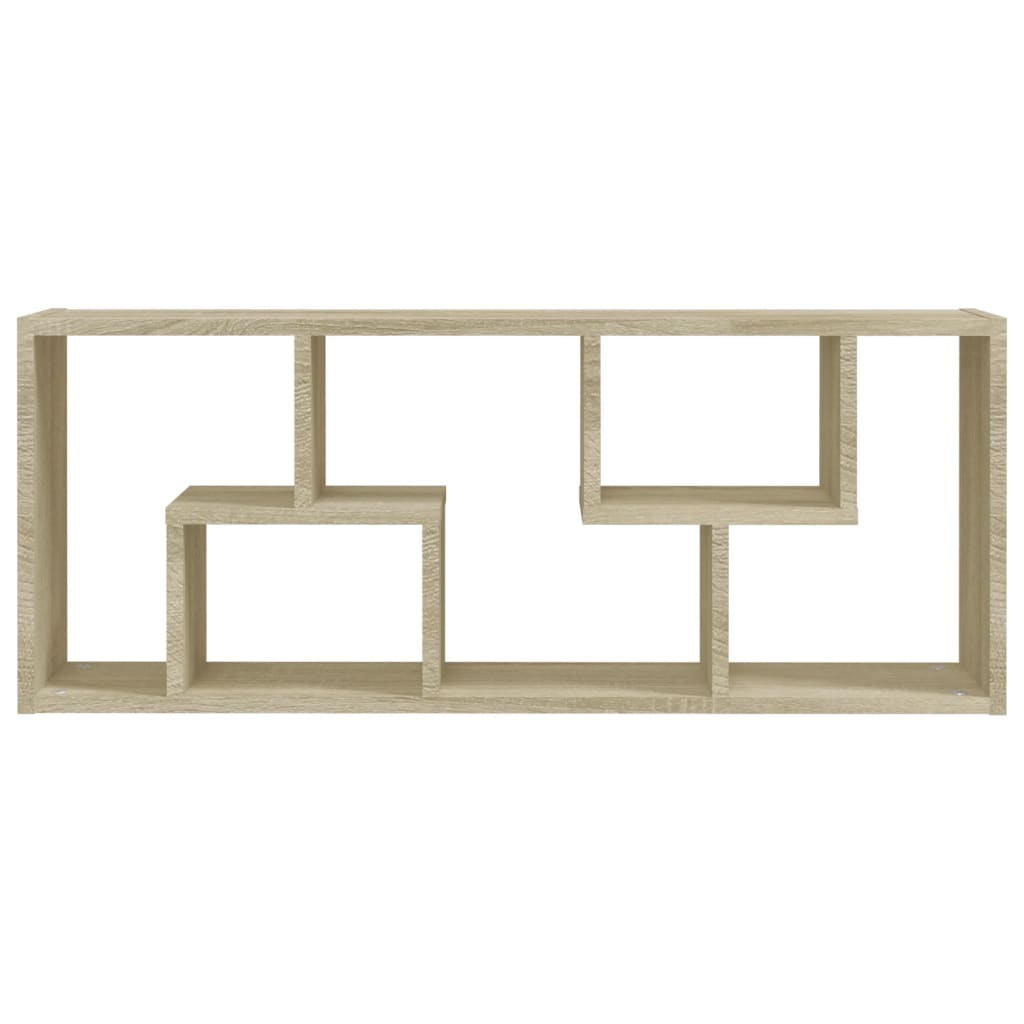 Wandregal Weiß 36x16x90 cm Holzwerkstoff