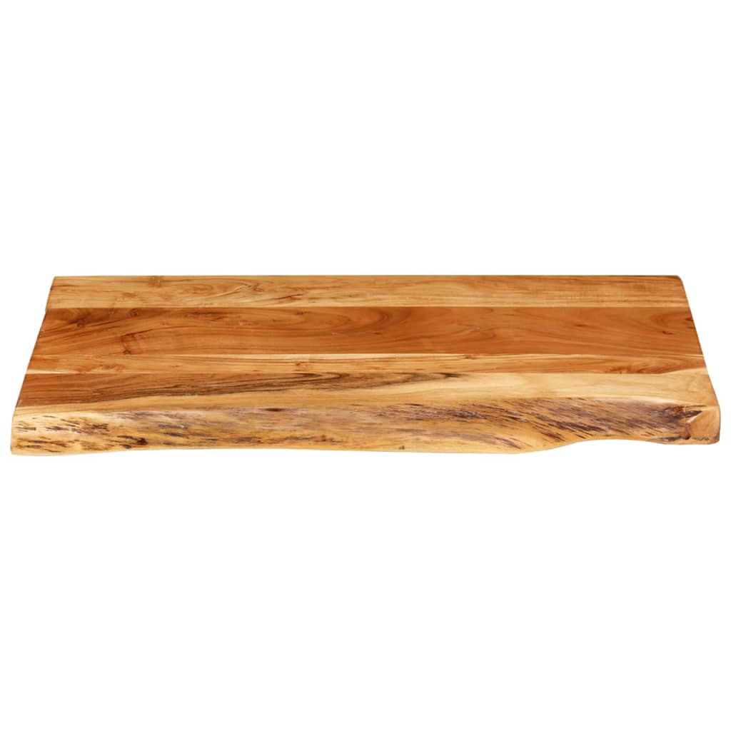Badezimmer-Waschtischplatte Massivholz Akazie 100x52x2,5 cm