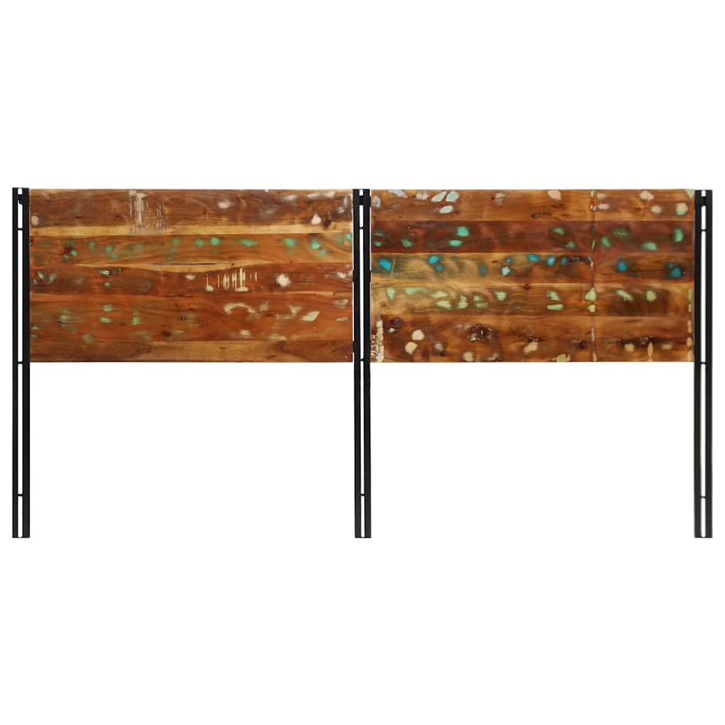 Kopfteil 100 cm Massivholz Mango und Eisen