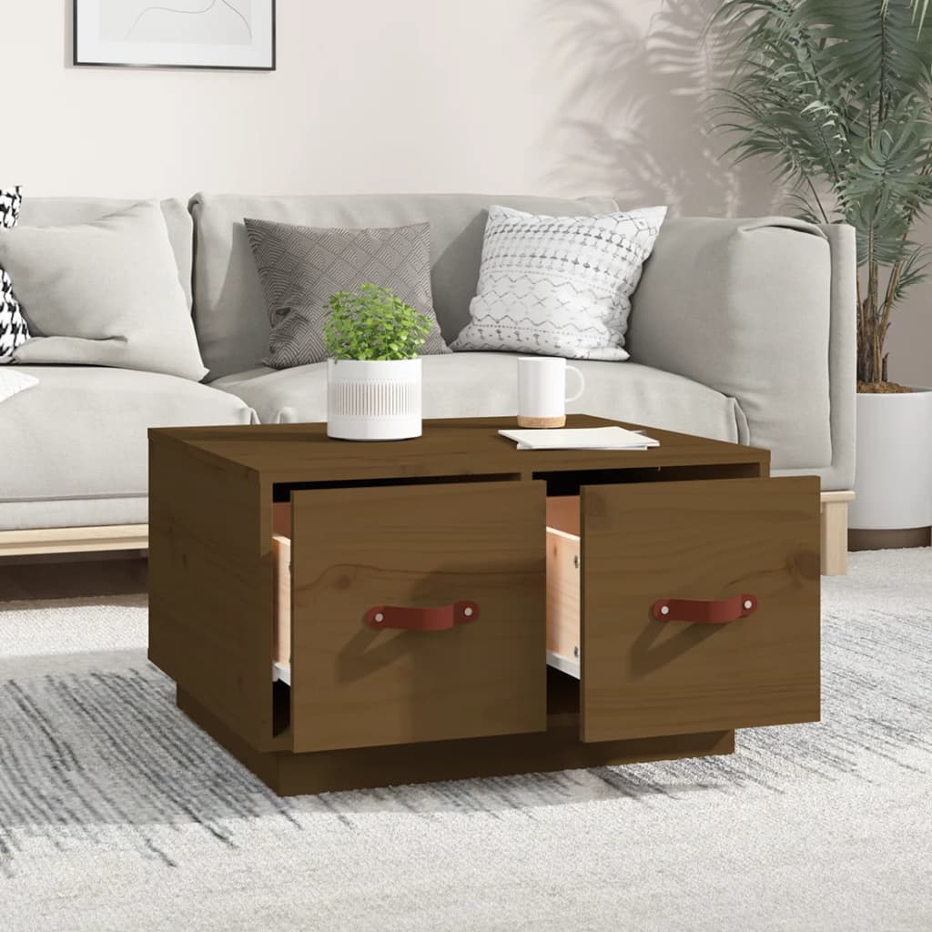 Couchtisch 60x53x35 cm Massivholz Kiefer