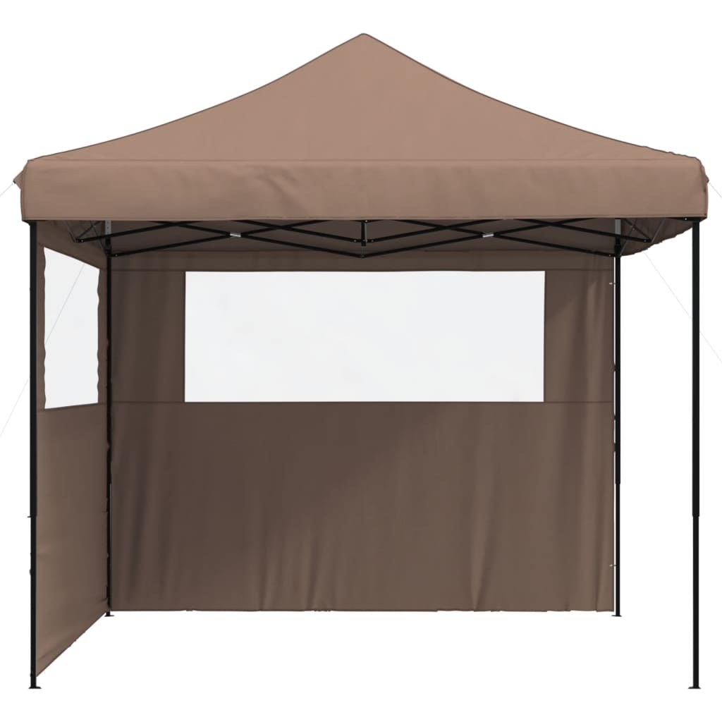 Partyzelt Faltbar Pop-Up Schwarz 292x292x315 cm