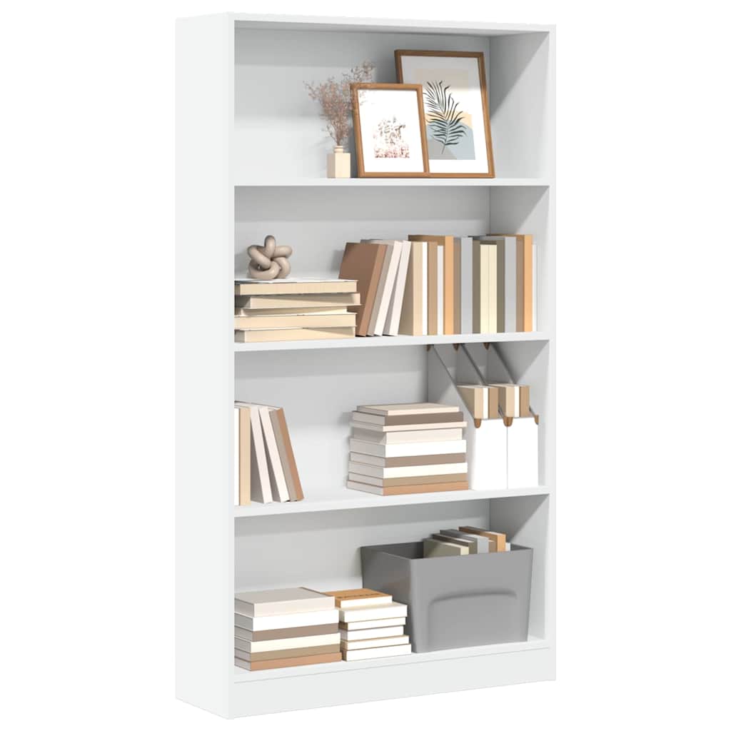 Bücherregal Weiß 40x24x75 cm Holzwerkstoff