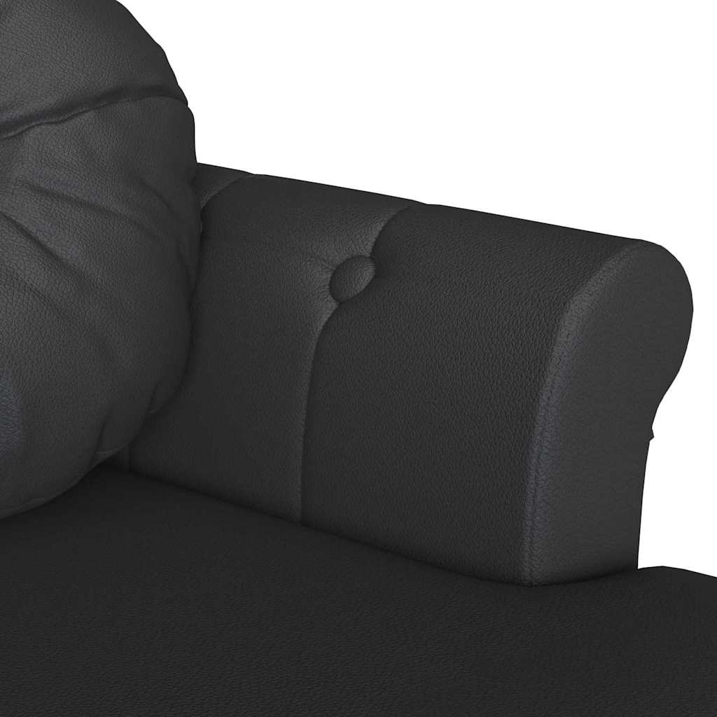 Chesterfield Bank Creme 120,5 x 65 x 75 cm Kunstleder