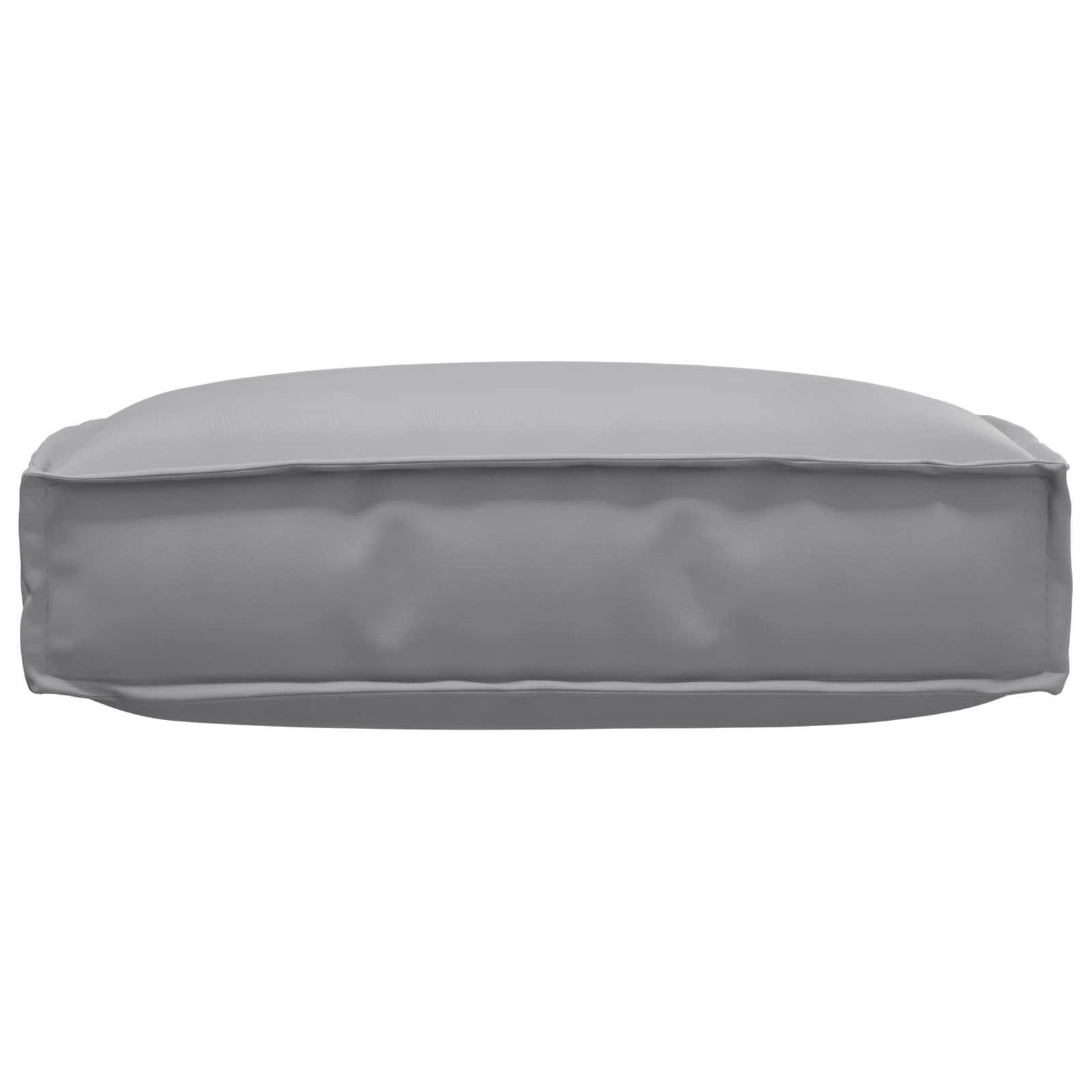 Kissen Anthrazit 60 x 60 x 12 cm Oxford-Stoff