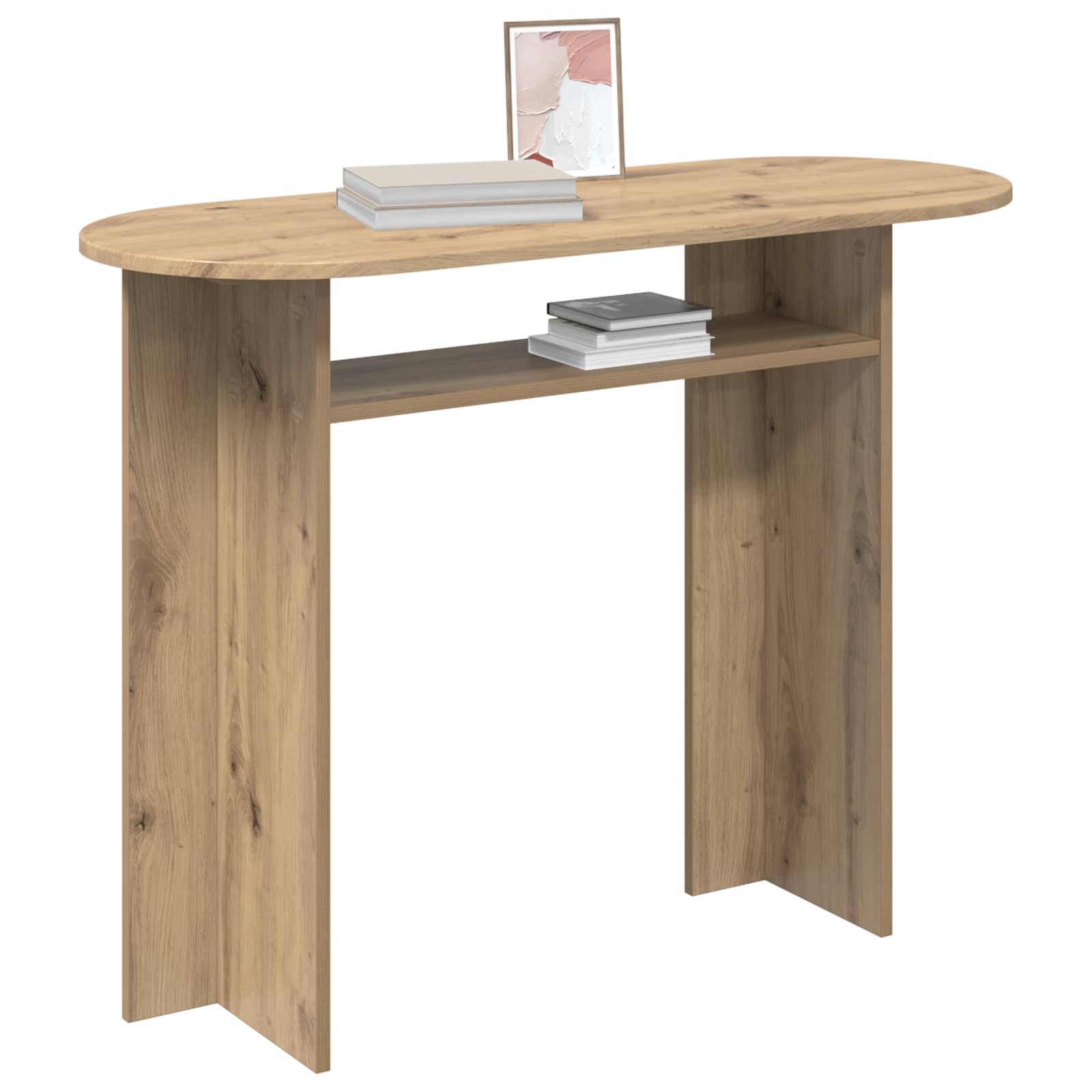 Konsolentisch Weiß 100 x 39,5 x 75 cm Holzwerkstoff