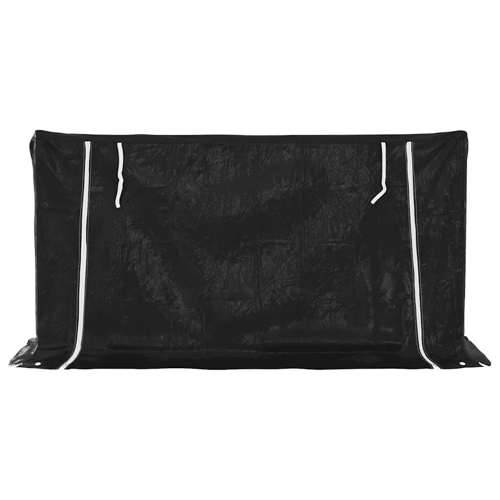Brennholzregal mit Regenschutz 100,5x40,5x110,5 cm