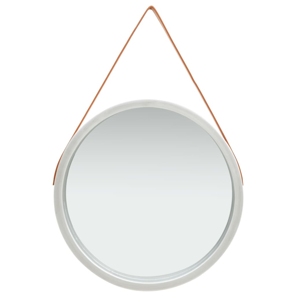 Wandspiegel mit Riemen 60 cm Golden