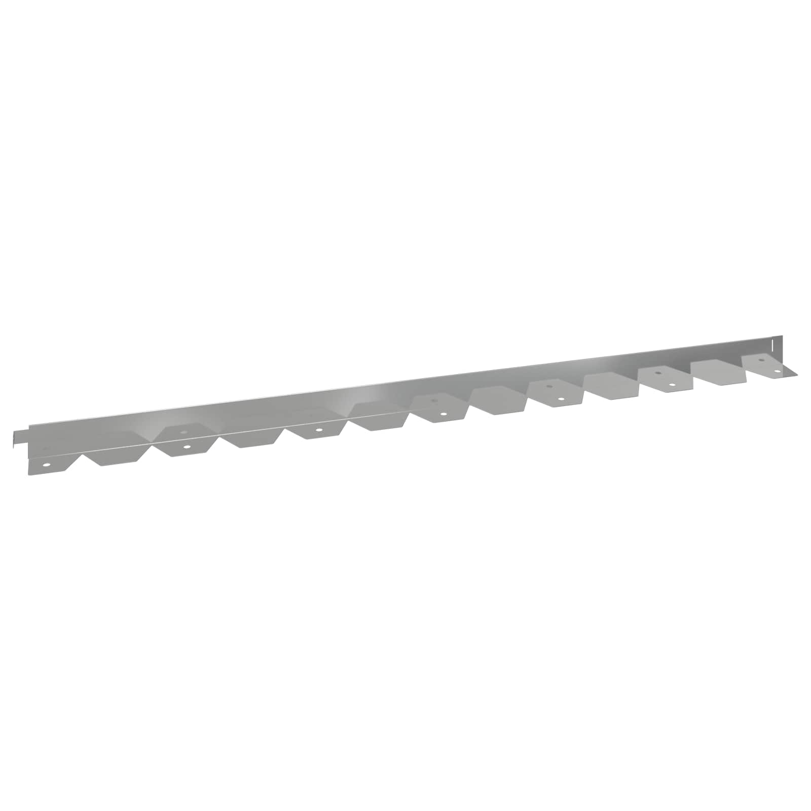 Raseneinfassung 10 pcs 102 x 4 x 4 cm Stahl Schwarz