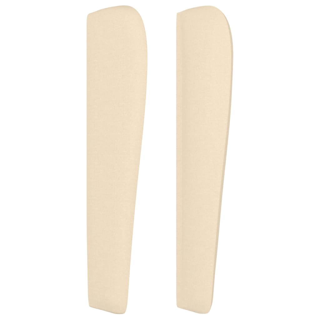 Kopfteil mit Ohren Dunkelgrau 83x23x78/88 cm Stoff