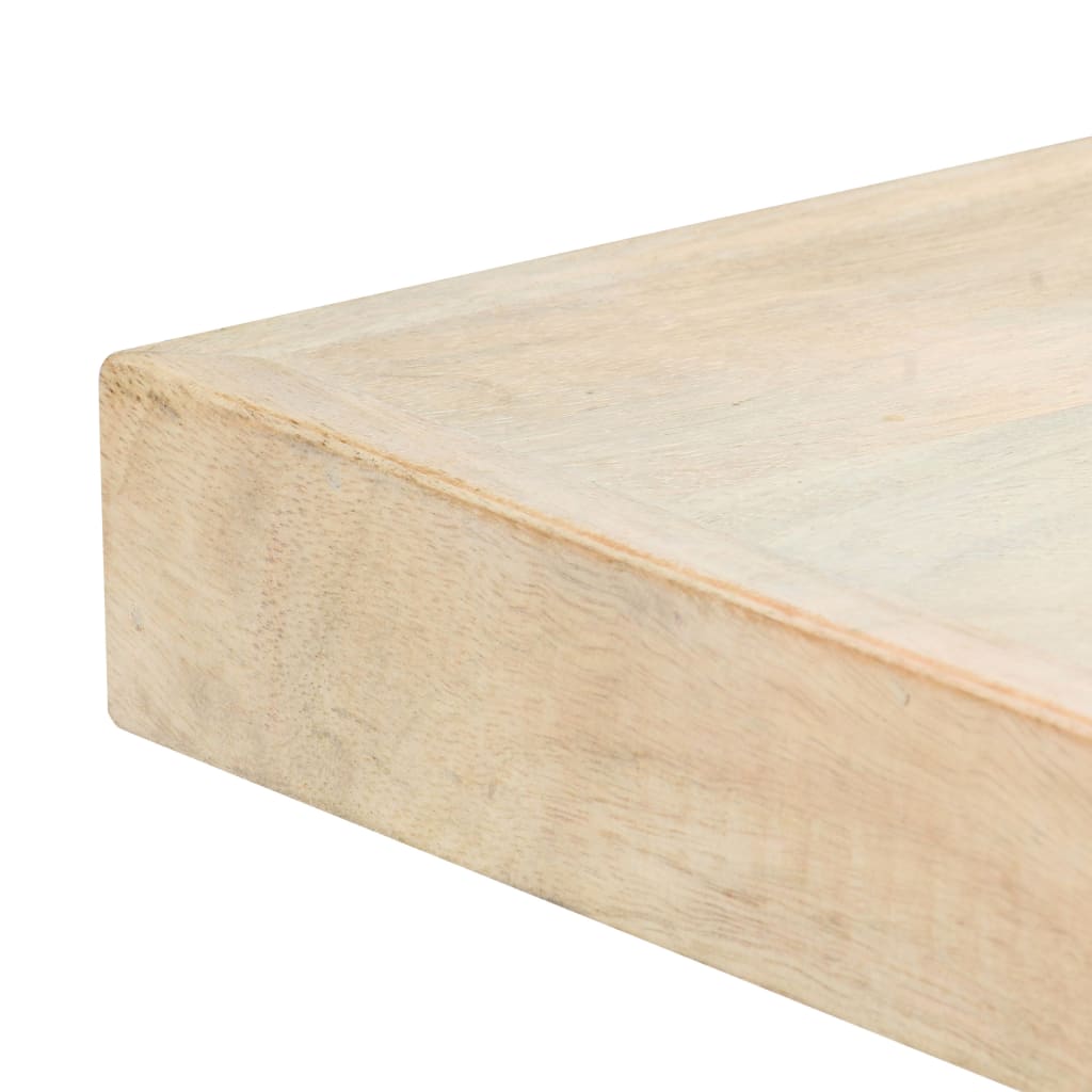 Esstisch Massivholz Mango und Stahlgestell 180 cm