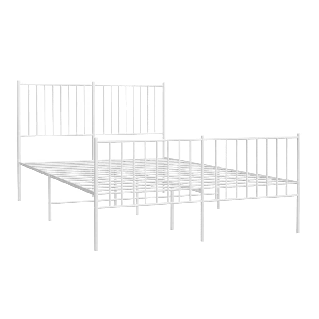 Bettgestell Metall Schwarz 75x190 cm