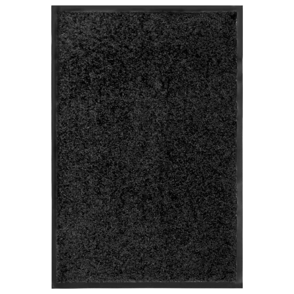 Fußmatte Waschbar Anthrazit 120x180 cm