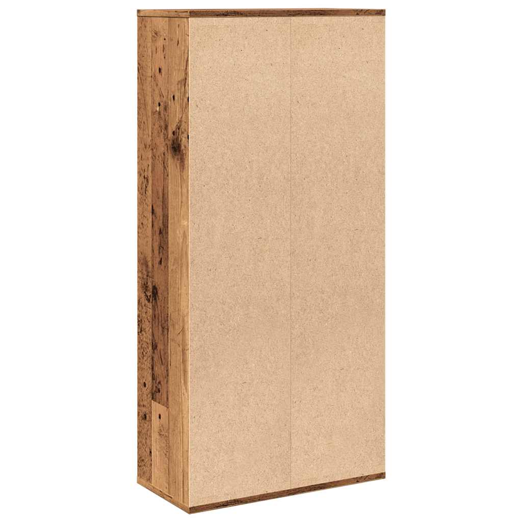Bücherregal Weiß 50×25×106 cm Holzwerkstoff