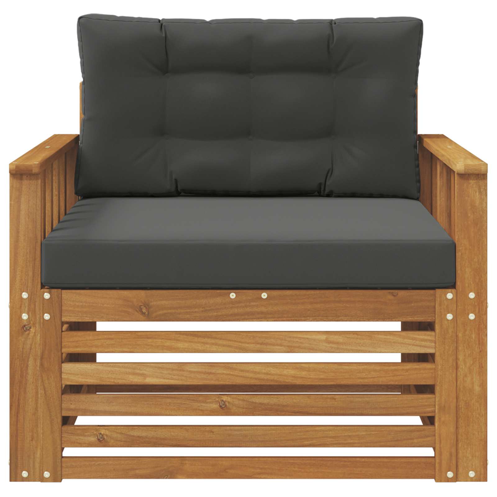 2 Stück Outdoor-Sofa Natur