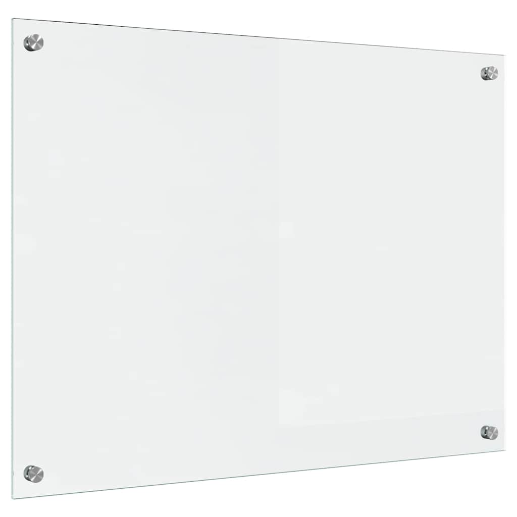 Küchenrückwand 2 pcs Weiß 70 x 40 cm Gehärtetes Glas