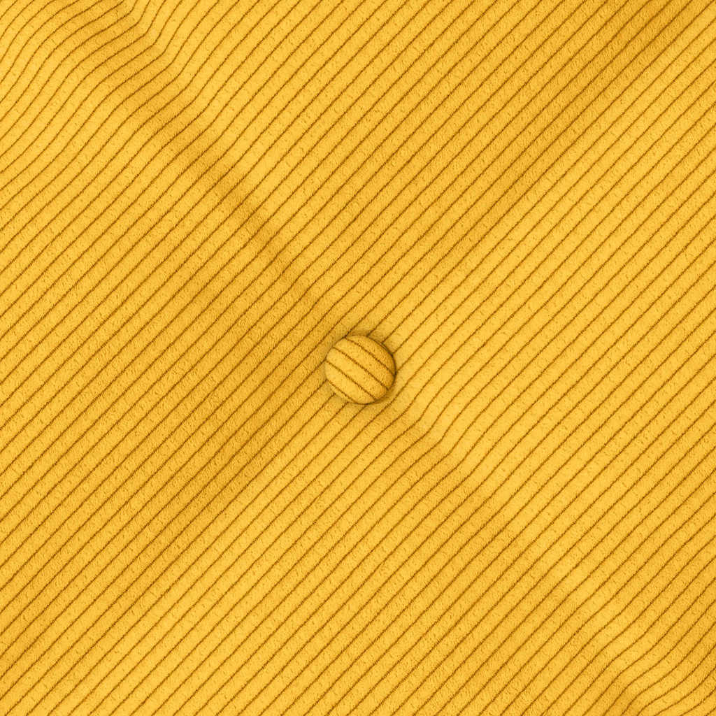 Rückenkissen Hellgrau 50 x 45 cm Cordstoff