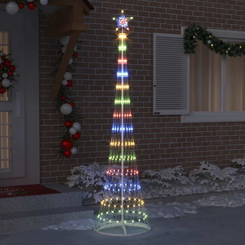 LED-Weihnachtsbaum Warmes Weiß 51 x 51 x 190 cm Metall