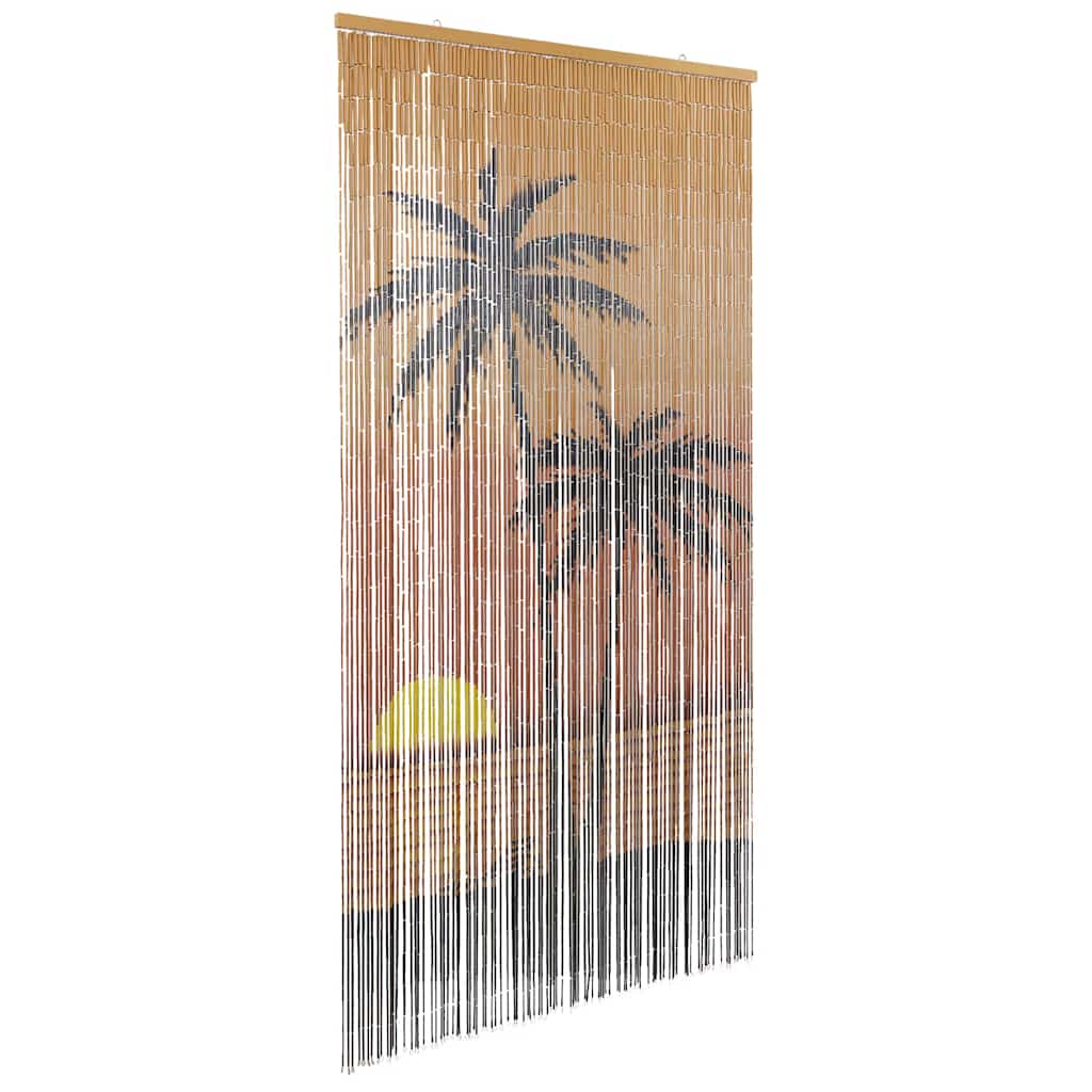 Insekten-Türvorhang Bambus Druck 90x220 cm Bambus