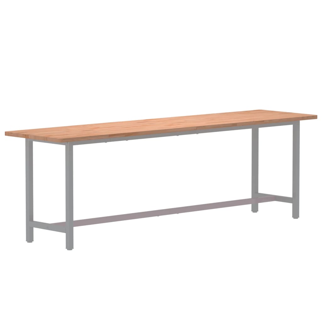 Schreibtischplatte 80x55x2,5 cm Massivholz Buche