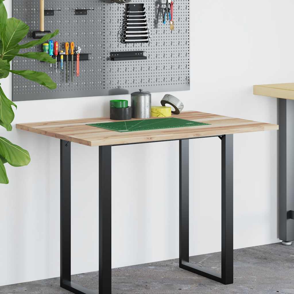 Schreibtischplatte Unbehandelt 60x50x2 cm Massivholz Akazie