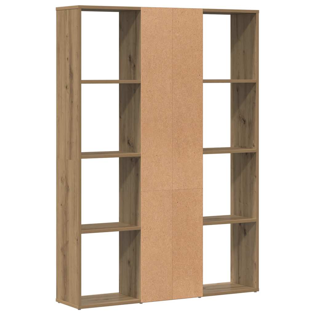 Raumteiler/Bücherregal Weiß 100x24x140 cm Holzwerkstoff