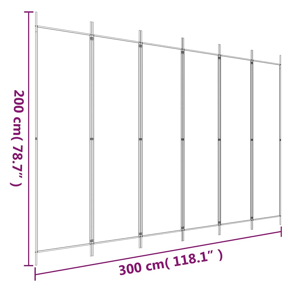 3-tlg. Paravent Schwarz 150x200 cm Stoff