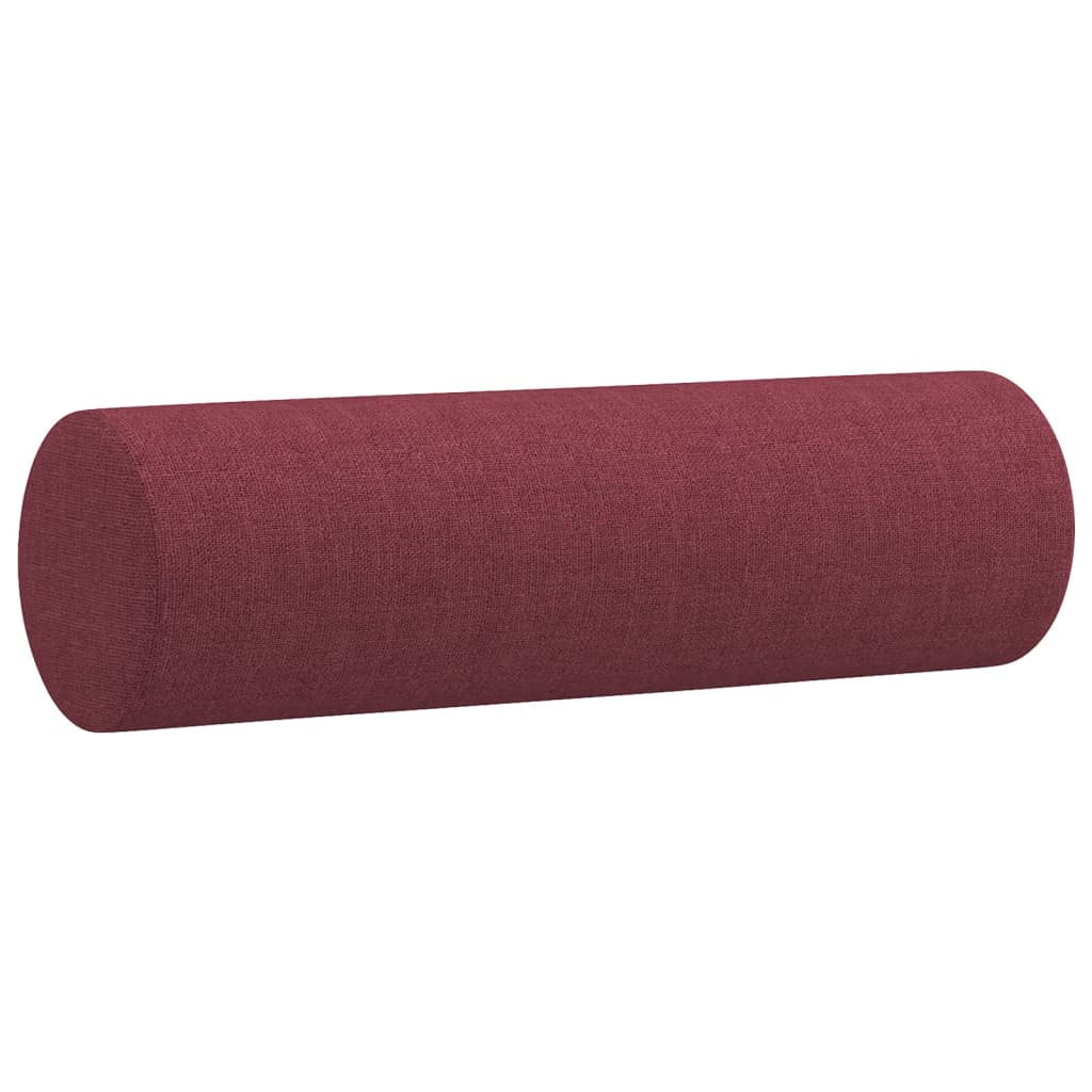 2-Sitzer-Sofa mit Zierkissen Braun 120 cm Stoff
