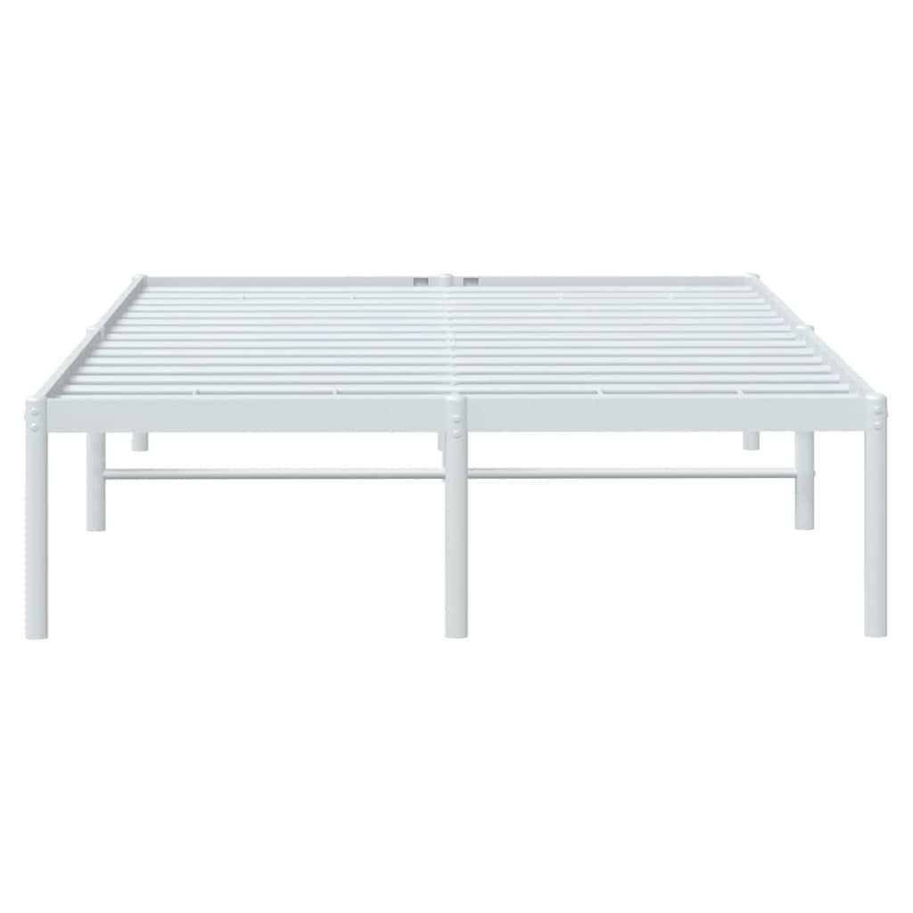 Bettgestell Metall Schwarz 75x190 cm