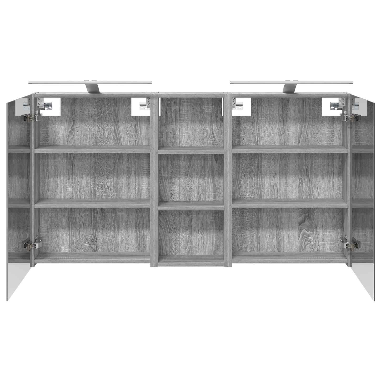 Badezimmerschrank-Set 3 pcs 80 x 10,5 x 50 cm Holzwerkstoff