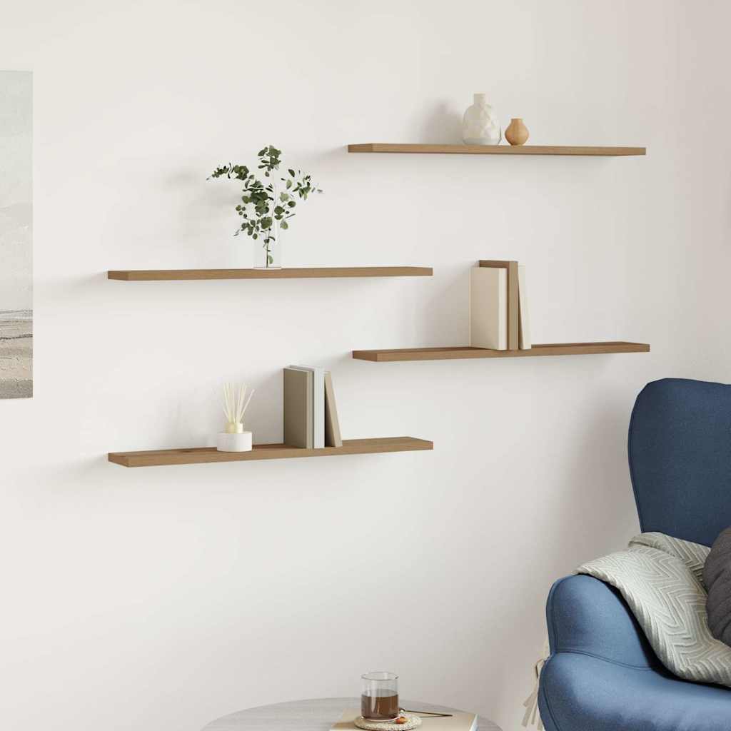 Bücherregal-Bretter 4 Stk. Weiß 40x10x1,5 cm Holzwerkstoff
