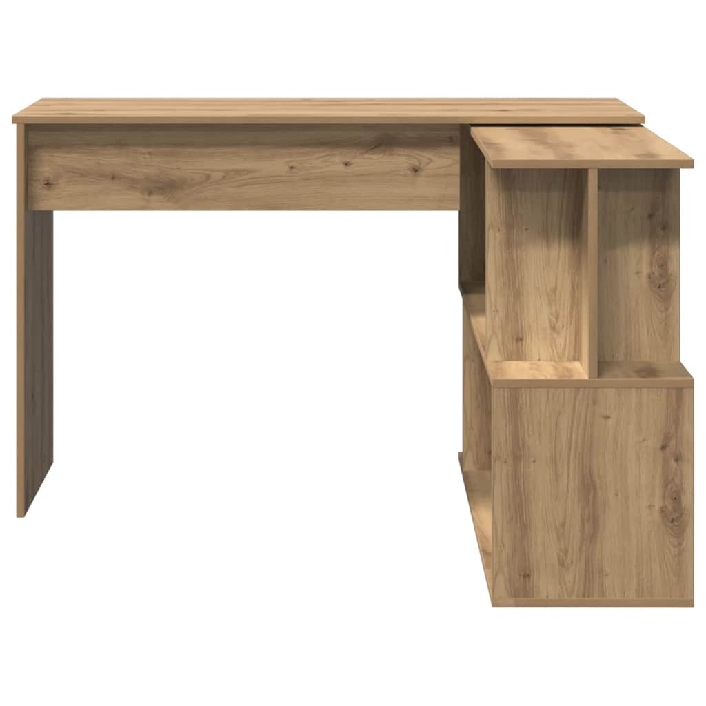 Eckschreibtisch Weiß 200x50x76 cm Holzwerkstoff