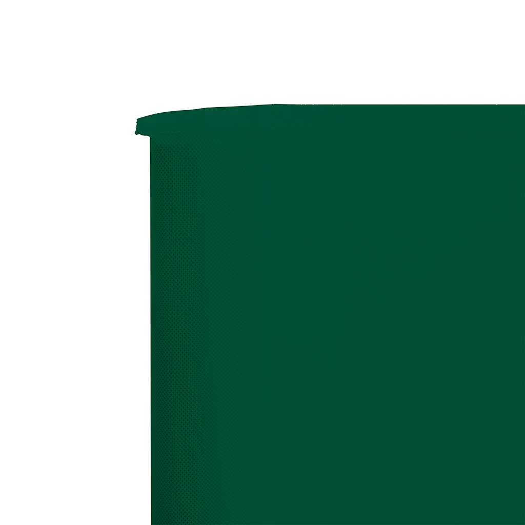 3-teiliges Windschutzgewebe 400 x 120 cm Weiß