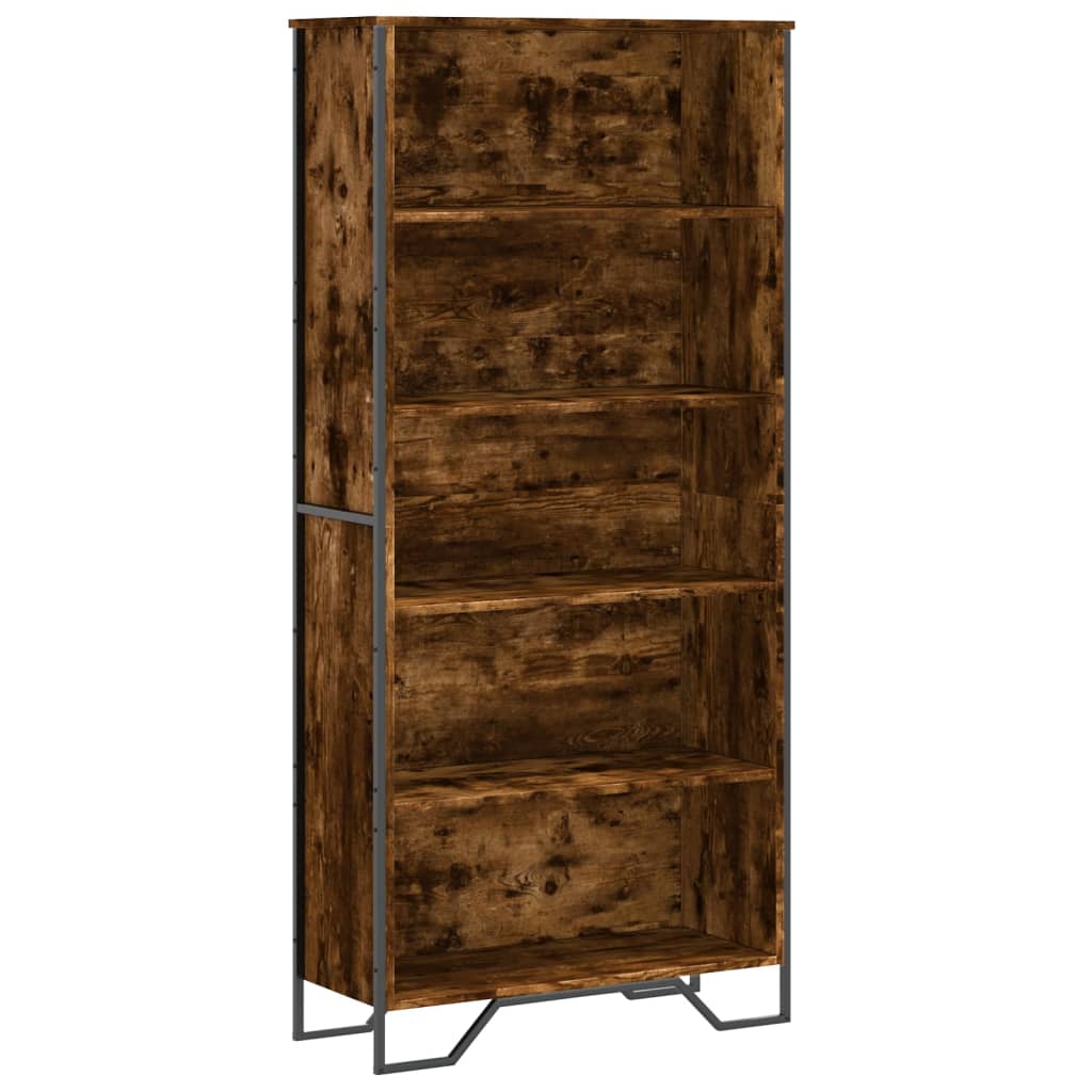 Bücherregal Schwarz 80x31x169 cm Holzwerkstoff