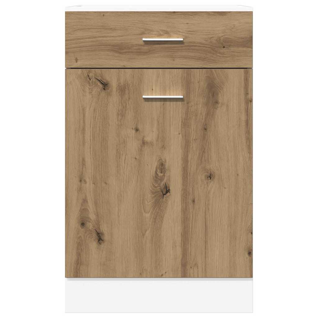 Unterschrank Lyon Weiß 60x46x81,5 cm Holzwerkstoff