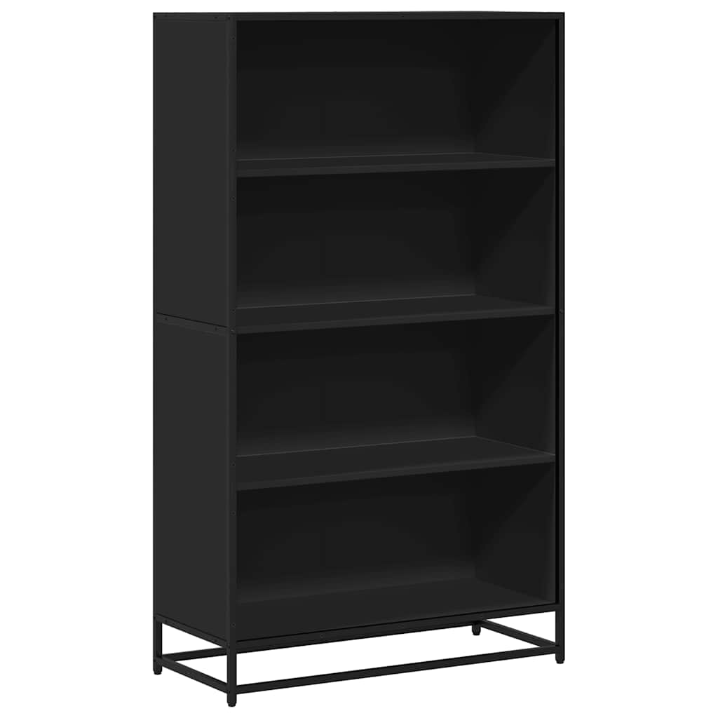 Bücherregal Schwarz 60x35x139 cm Holzwerkstoff
