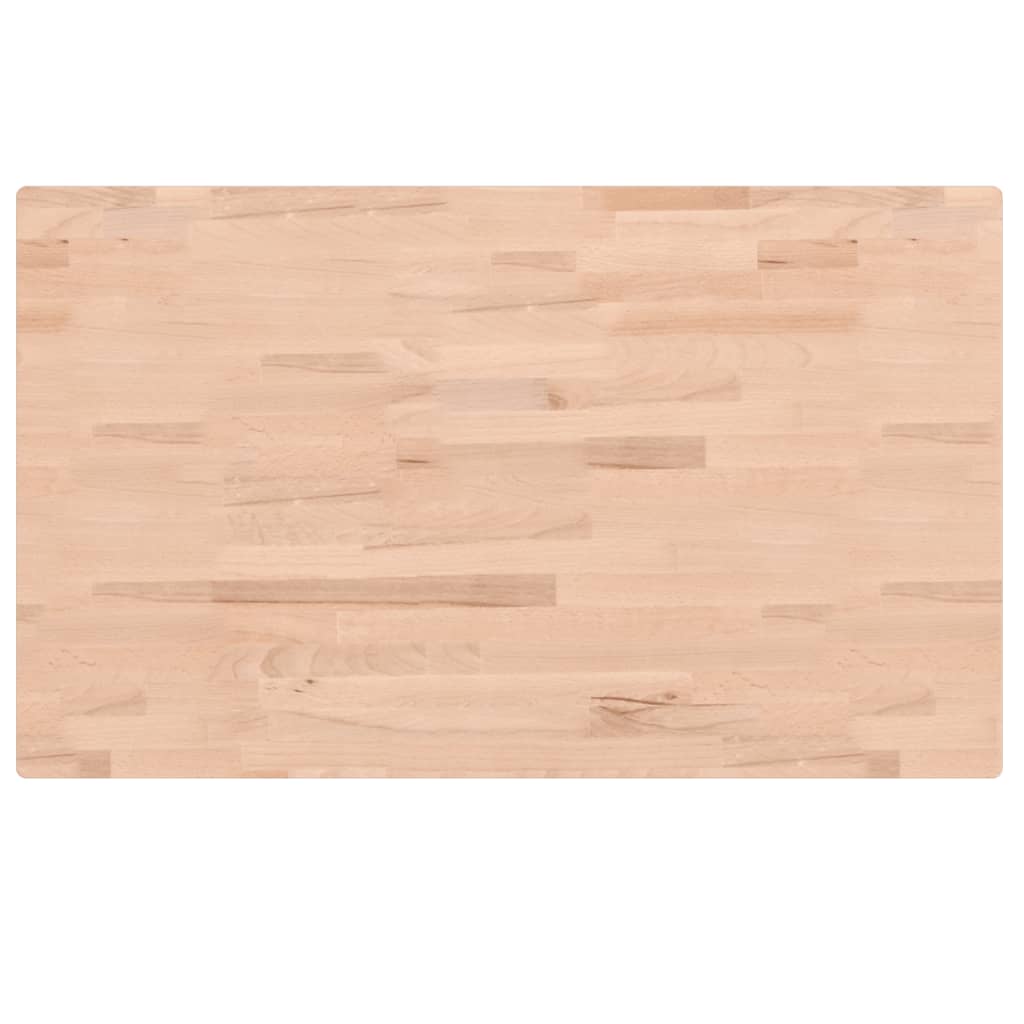 Waschtischplatte 80x40x1,5 cm Massivholz Buche
