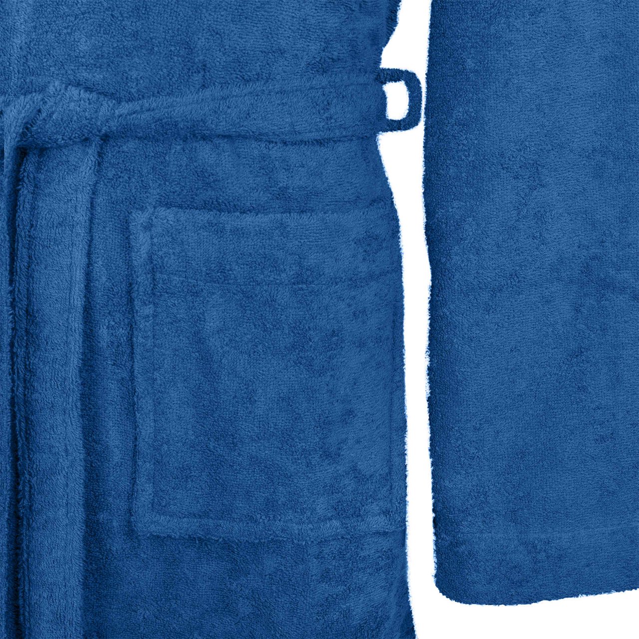 Bademantel KINN Weiß S Baumwolle