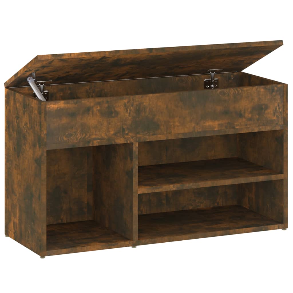 Schuhbank Weiß 60x30x45 cm Holzwerkstoff