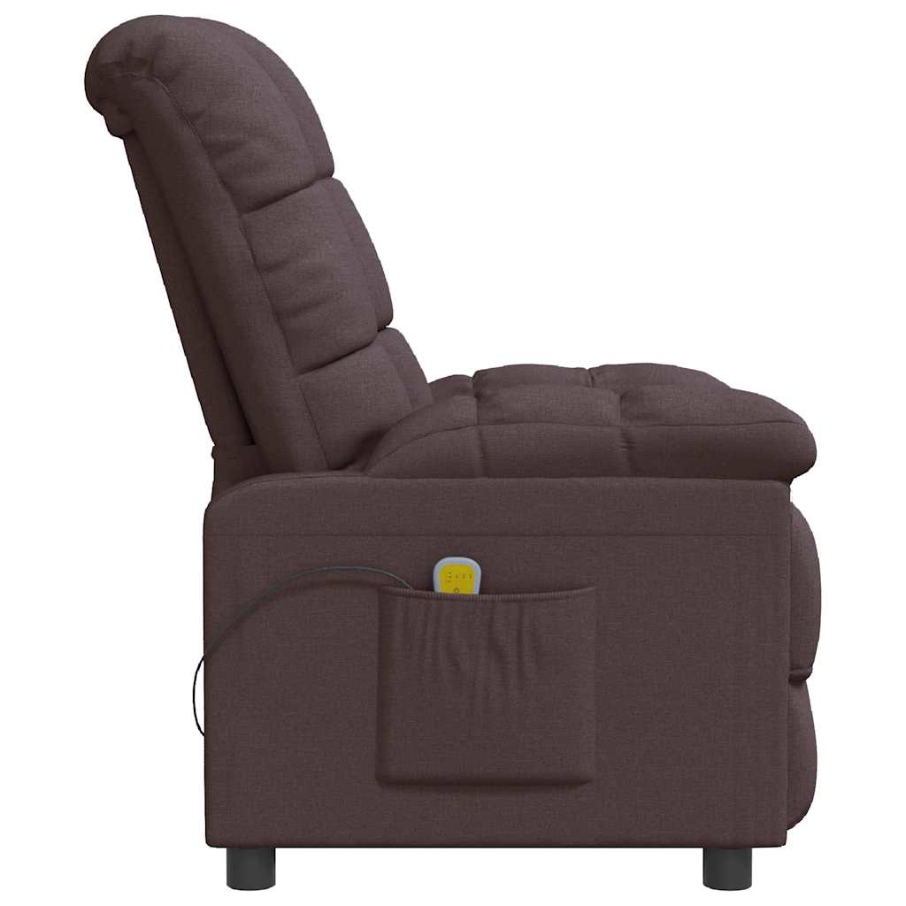 Massagesessel Hellgrau Stoff