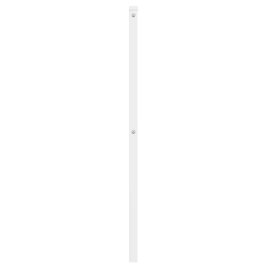 Ersatz-Kopfteil Metall Weiß 100 cm