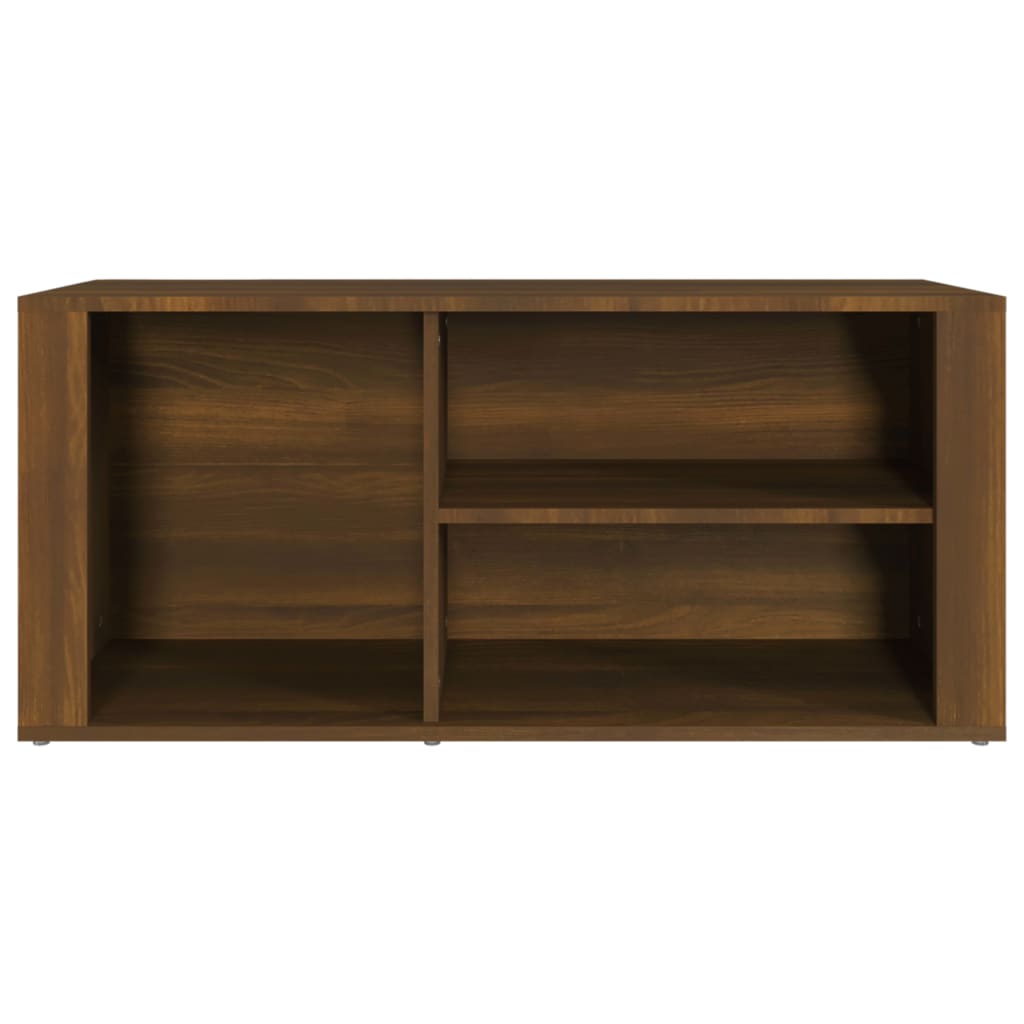 Schuhregal Weiß 100x35x45 cm Holzwerkstoff