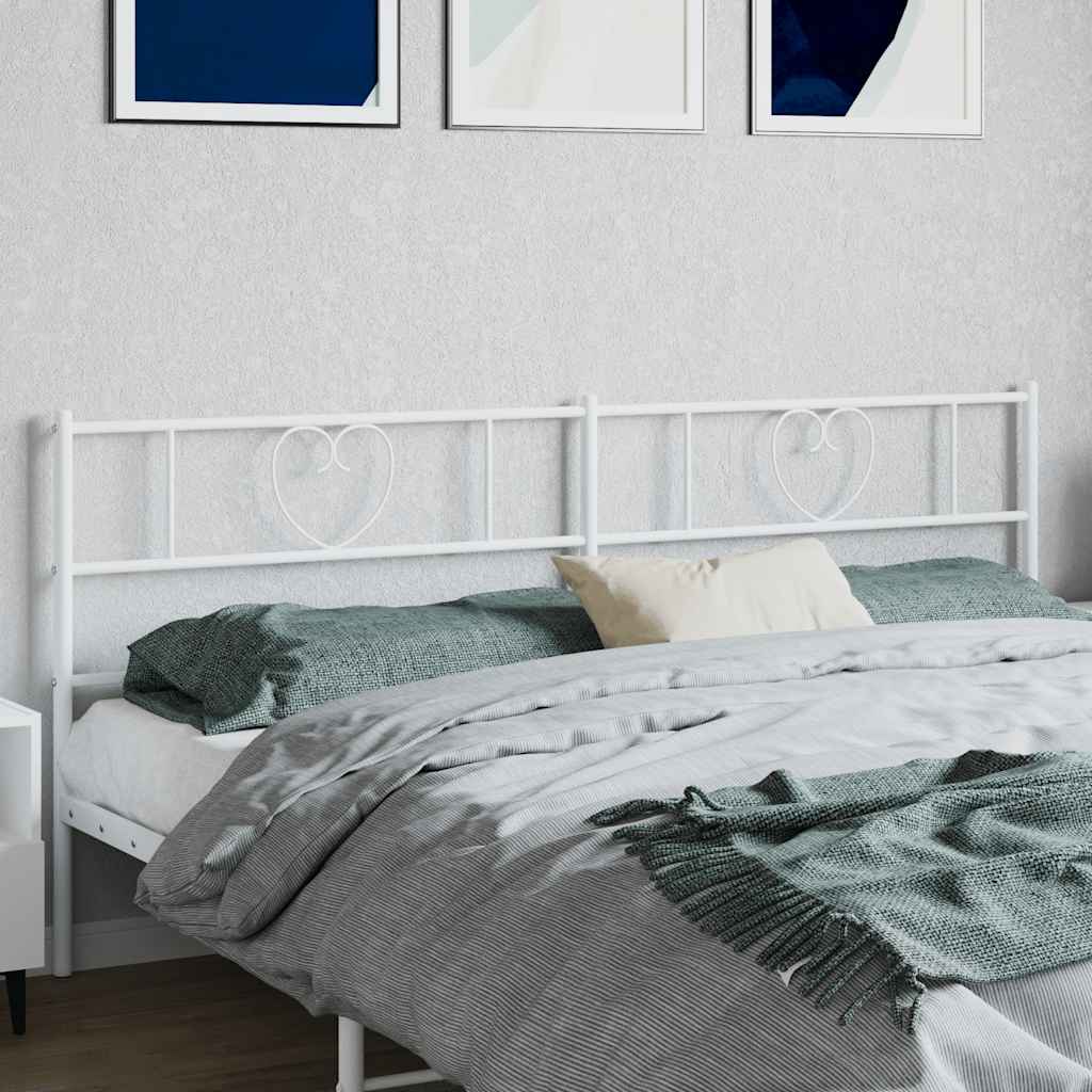 Ersatz-Kopfteil Metall Schwarz 135 cm