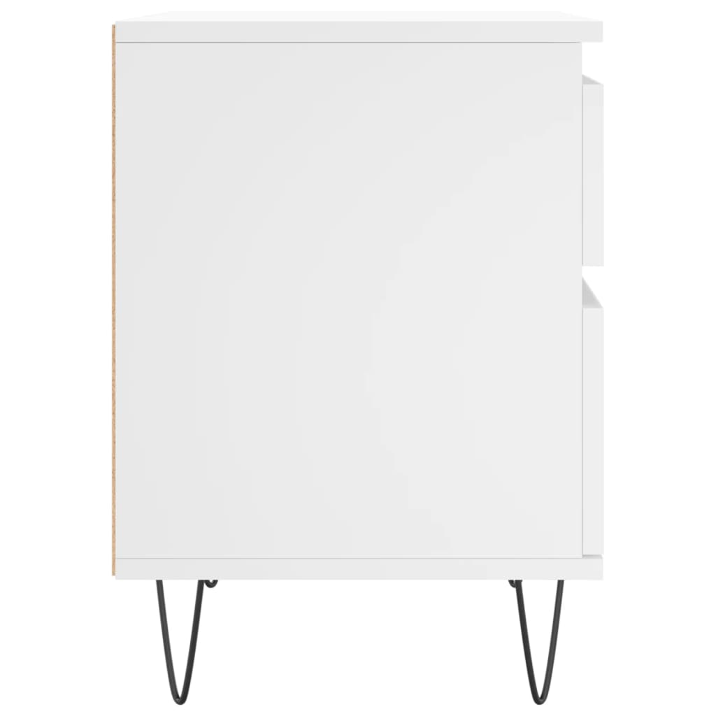 Bettschrank Schwarz Eichen-Optik 40 x 35 x 50 cm Holzwerkstoff