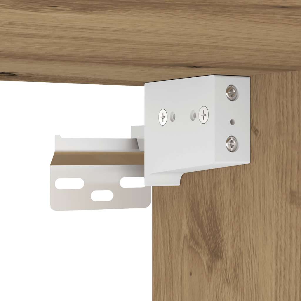 2-tlg. Badmöbel-Set Weiß Holzwerkstoff